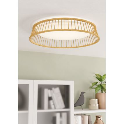 Eglo - LED Stropna svetilka LED/20W/230V rjava