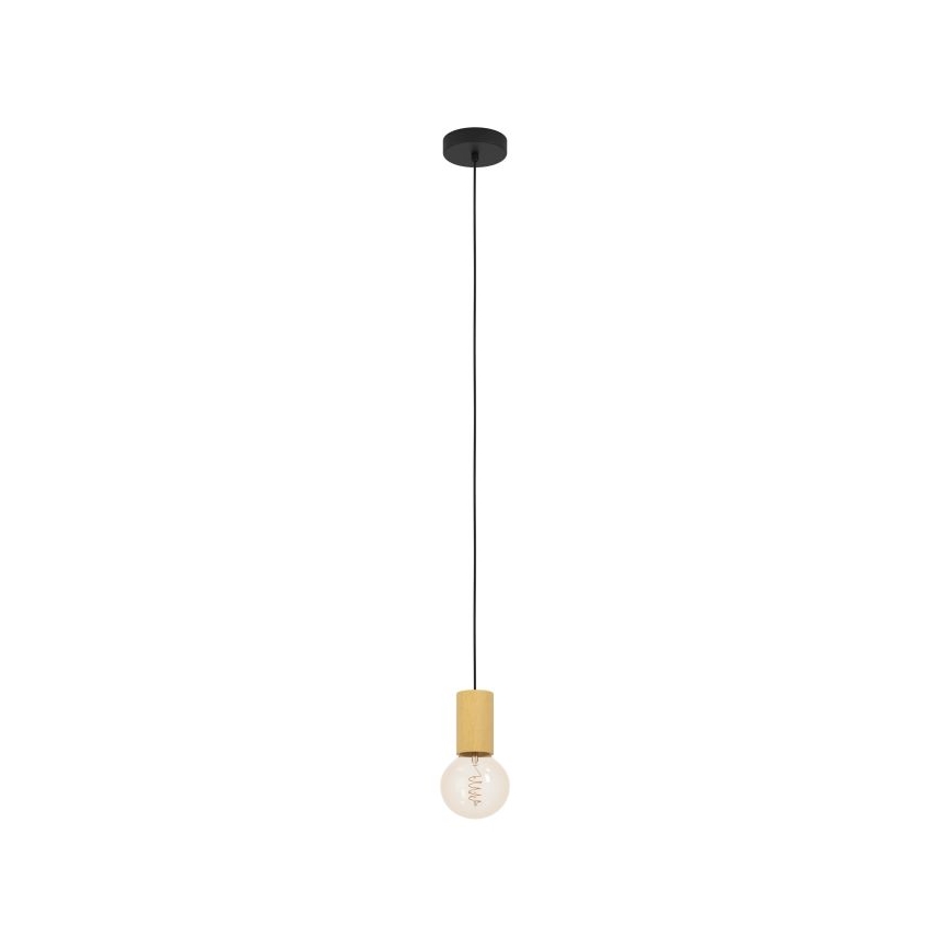Eglo - Lestenec na vrvici 1xE27/40W/230V rjava