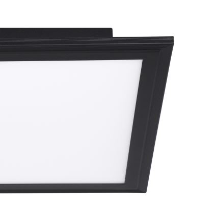 Eglo - LED Stropna svetilka LED/14W/230V 30x30 cm črna