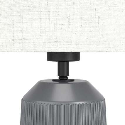 Eglo - Namizna svetilka 1xE27/40W/230V siv