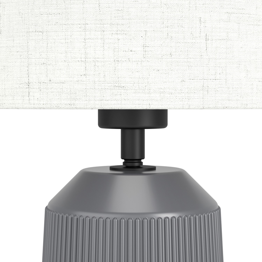 Eglo - Namizna svetilka 1xE27/40W/230V siv