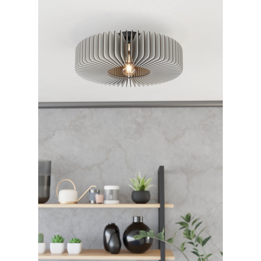 Eglo - Stropna svetilka 1xE27/40W/230V siv
