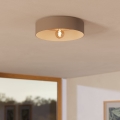 Eglo 900838 - Stropna svetilka DUAIA 1xE27/40W/230V rjava