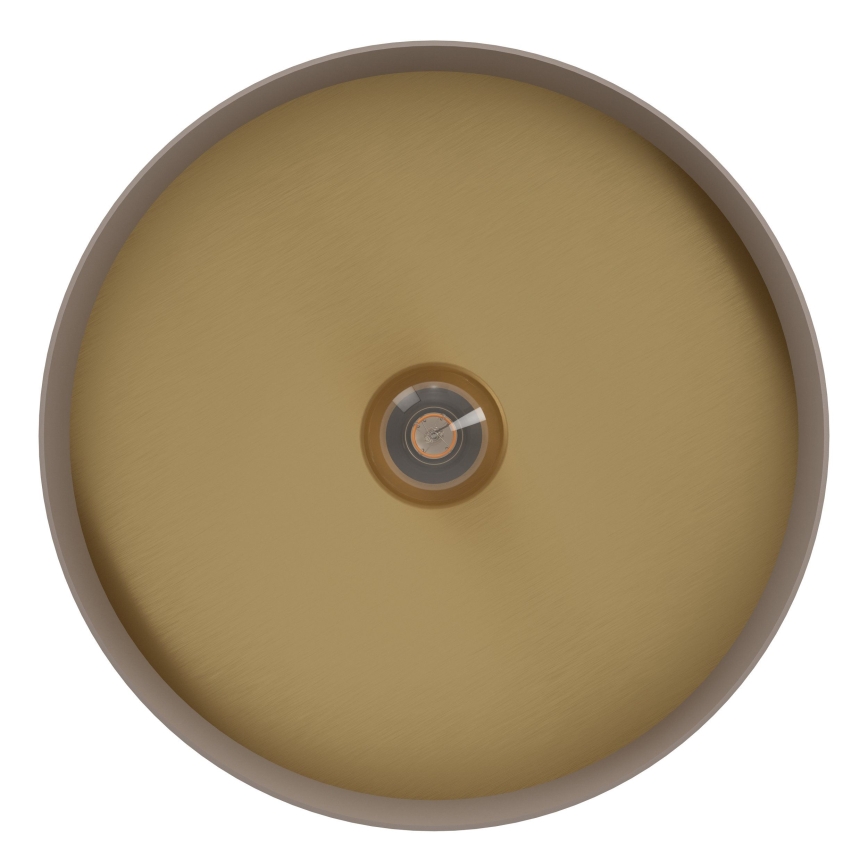 Eglo 900838 - Stropna svetilka DUAIA 1xE27/40W/230V rjava