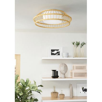 Eglo - LED RGBW Zatemnitvena stropna svetilka LED/22W/230V 2700-6500K