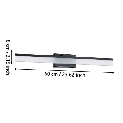 Eglo - LED Kopalniška stenska svetilka LED/11W/230V IP44