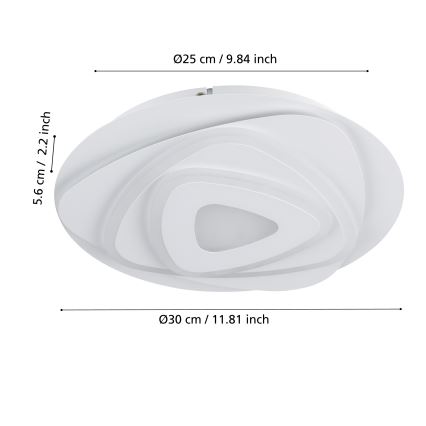 Eglo - LED Stropna svetilka LED/14,7W/230V pr. 30 cm