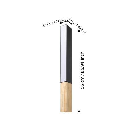 Eglo - LED Stenska svetilka LED/12W/230V