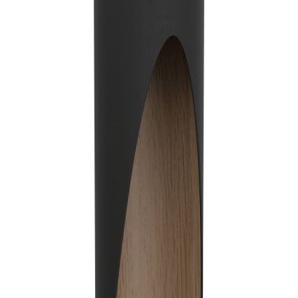 Eglo 900874 - LED viseča svetilka na kablu BARBOTTO 1xGU10/4,5W/230V črna/rjava