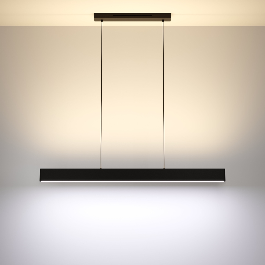 Eglo - LED RGBW Zatemnitveni lestenec na vrvici LED/38W/230V 2700-6500K črna