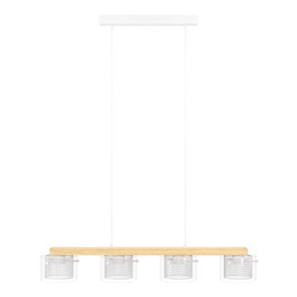 Eglo - LED RGBW Zatemnitveni lestenec na vrvici 4xLED/3,7W/230V 2700-6500K