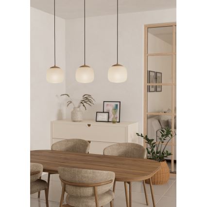 Eglo - Lestenec na vrvici 3xE27/40W/230V