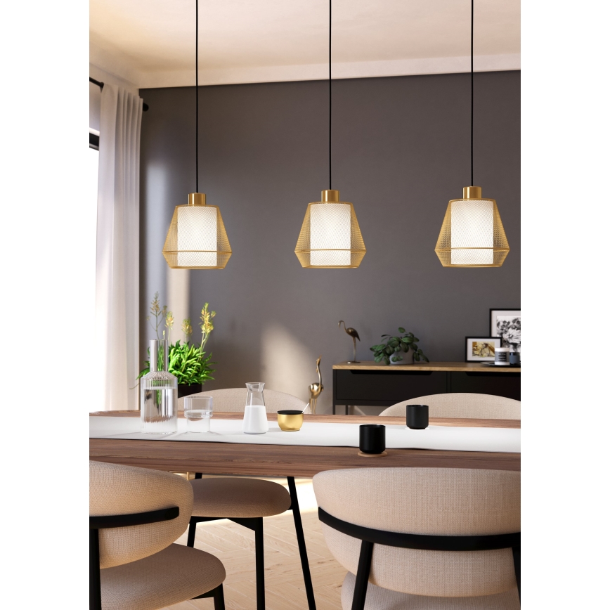 Eglo - Lestenec na vrvici 3xE27/40W/230V