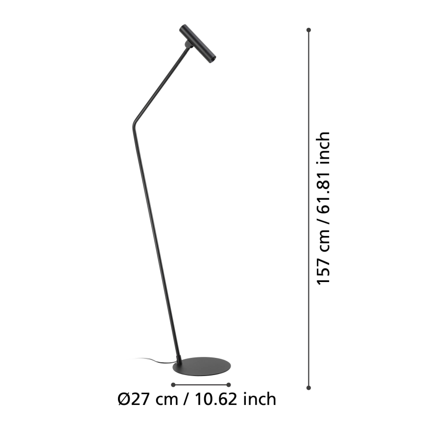 Eglo - LED Talna svetilka LED/5W/230V 3000K črna