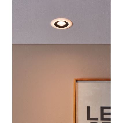 Eglo - LED Vgradna svetilka LED/4,8W/230V črna