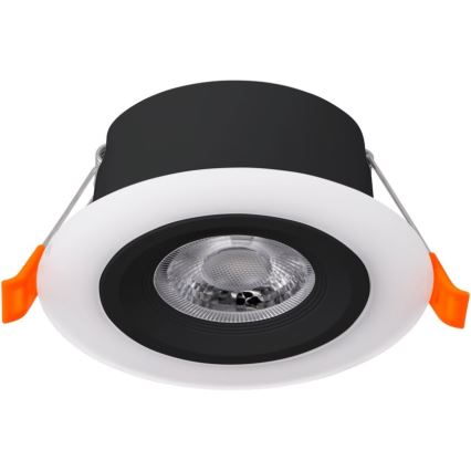 Eglo - KOMPLET 3x vgradnih stropnih LED svetilk LED/4,8W/230V črna
