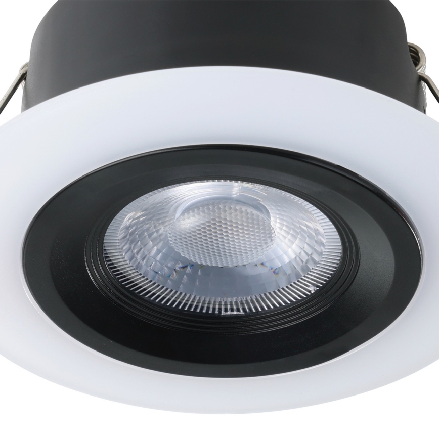 Eglo - KOMPLET 3x vgradnih stropnih LED svetilk LED/4,8W/230V črna