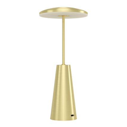 Eglo - LED Zatemnitvena zunanja svetilka na dotik LED/2,8W/5V 2400K/3000K/4000K 5200 mAh IP54 zlata