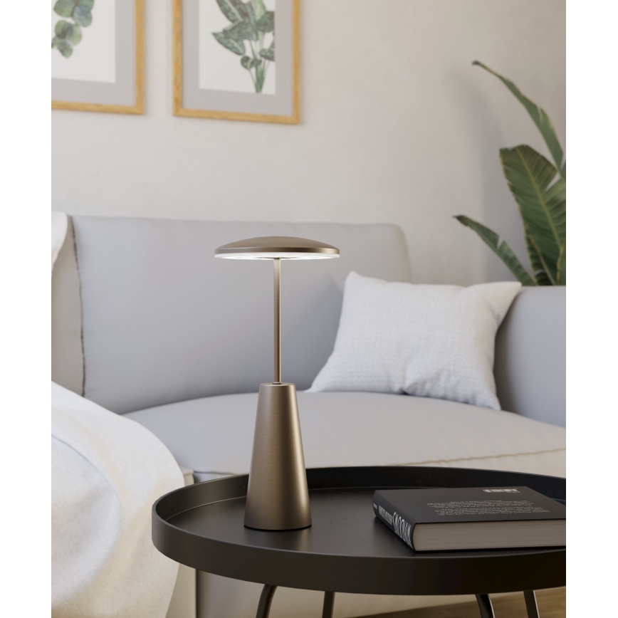 Eglo - LED Zatemnitvena zunanja svetilka na dotik LED/2,8W/5V 2400K/3000K/4000K 5200 mAh IP54 bež