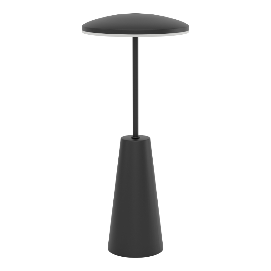 Eglo - LED Zatemnitvena zunanja svetilka na dotik LED/2,8W/5V 2400K/3000K/4000K 5200 mAh IP54 črna