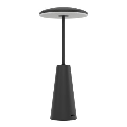 Eglo - LED Zatemnitvena zunanja svetilka na dotik LED/2,8W/5V 2400K/3000K/4000K 5200 mAh IP54 črna