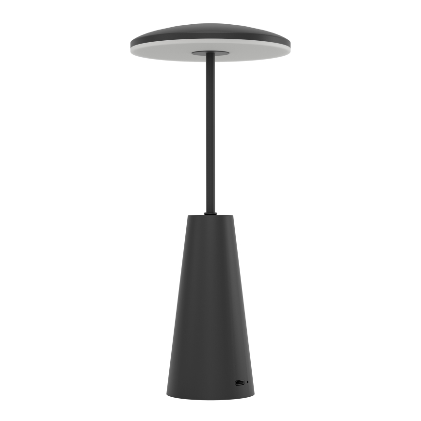 Eglo - LED Zatemnitvena zunanja svetilka na dotik LED/2,8W/5V 2400K/3000K/4000K 5200 mAh IP54 črna