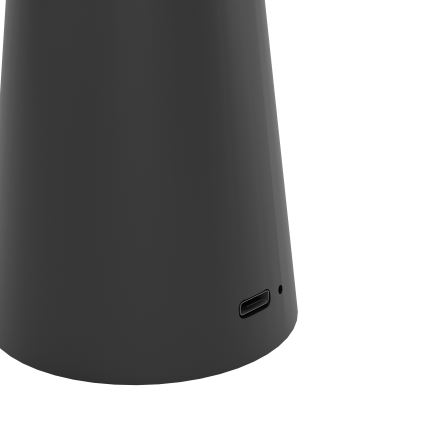 Eglo - LED Zatemnitvena zunanja svetilka na dotik LED/2,8W/5V 2400K/3000K/4000K 5200 mAh IP54 črna