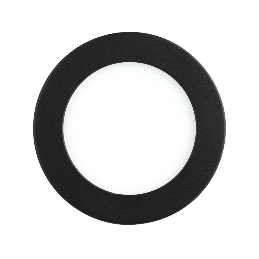 Eglo - LED vgradna stropna svetilka LED/5,5W/230V 4000K črna, premer 11,7 cm