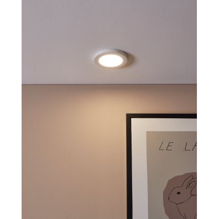 Eglo - vgradna LED stropna svetilka LED/5,5W/230V 4000K bela premer 11,7 cm