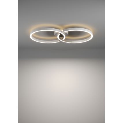 Eglo 900954 - LED RGBW Zatemnitvena stropna svetilka LED/19,5W/230V 2700-6500K bela + Daljinski upravljalnik