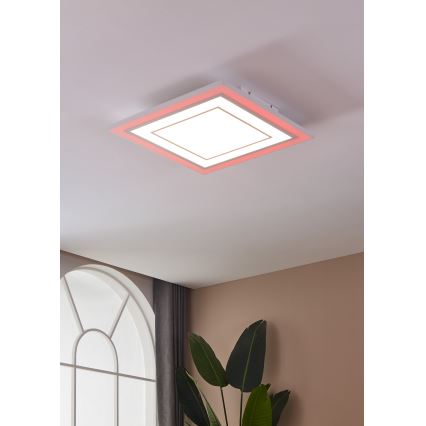 Eglo - LED RGBW Zatemnitvena stropna svetilka LED/29W/230V 3000-6500K + Daljinski upravljalnik