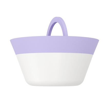 Eglo - LED RGBW Zatemnitvena zunanja svetilka na dotik 2v1 LED/1,5W/5V 2600 mAh IP54 vijolična