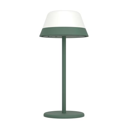 Eglo - LED RGBW Zatemnitvena zunanja svetilka na dotik 2v1 LED/1,5W/5V 2600 mAh IP54 zelena