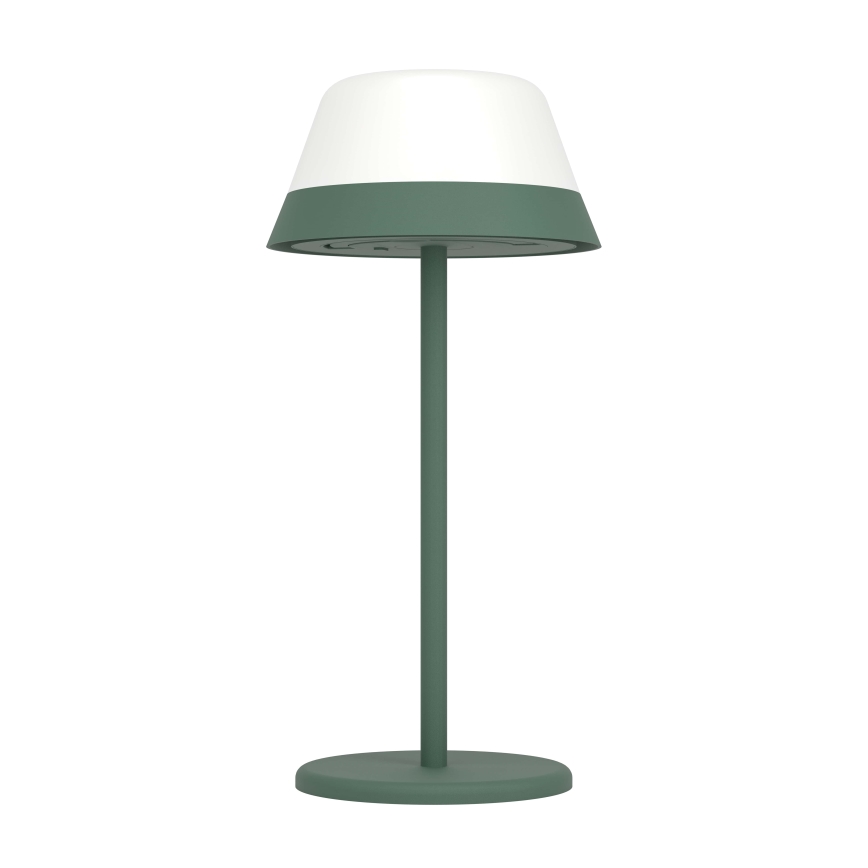 Eglo - LED RGBW Zatemnitvena zunanja svetilka na dotik 2v1 LED/1,5W/5V 2600 mAh IP54 zelena