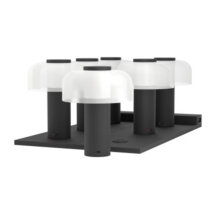 Eglo - LED Zatemnitvena zunanja svetilka na dotik LED/2,25W/5V 2400-4000K 5200 mAh IP44 črna/bela