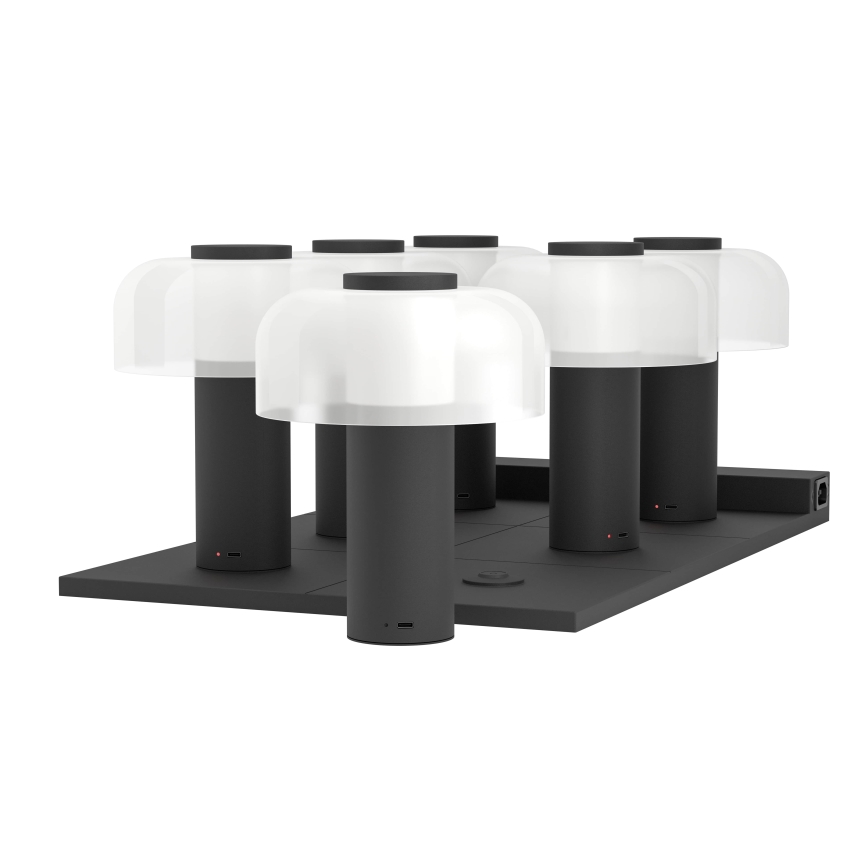 Eglo - LED Zatemnitvena zunanja svetilka na dotik LED/2,25W/5V 2400-4000K 5200 mAh IP44 črna/bela