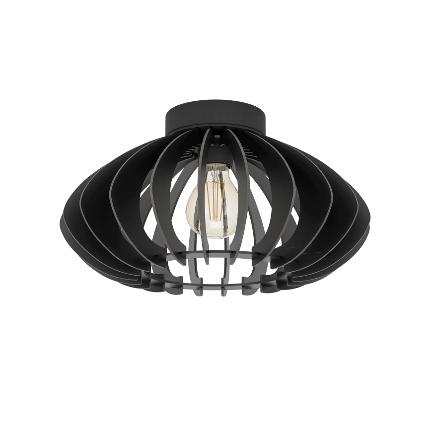 Eglo - Stropna svetilka 1xE27/40W/230V pr. 38 cm črna