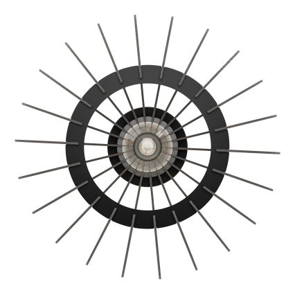 Eglo - Stropna svetilka 1xE27/40W/230V pr. 38 cm črna