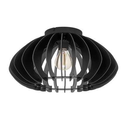 Eglo - Stropna svetilka 1xE27/40W/230V pr. 45 cm črna