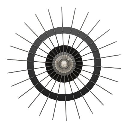 Eglo - Stropna svetilka 1xE27/40W/230V pr. 45 cm črna
