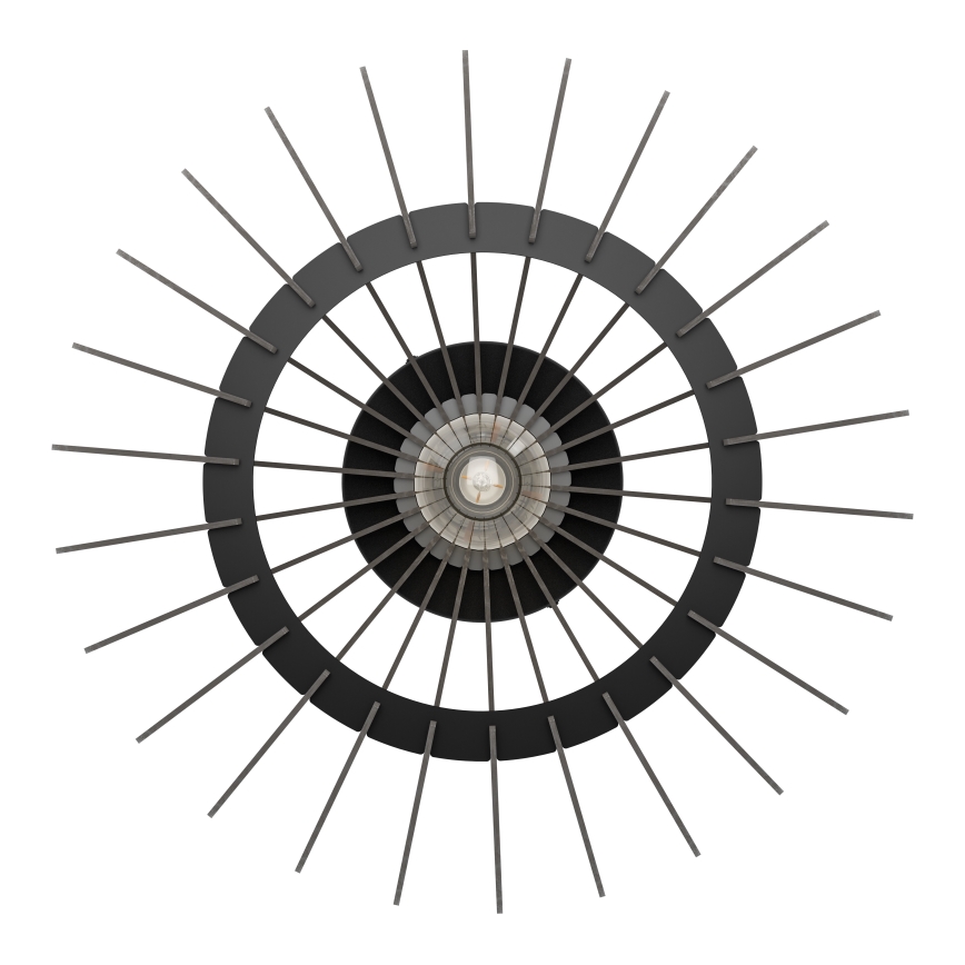 Eglo - Stropna svetilka 1xE27/40W/230V pr. 45 cm črna