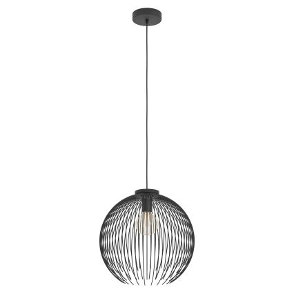 Eglo - Lestenec na vrvici 1xE27/40W/230V črna