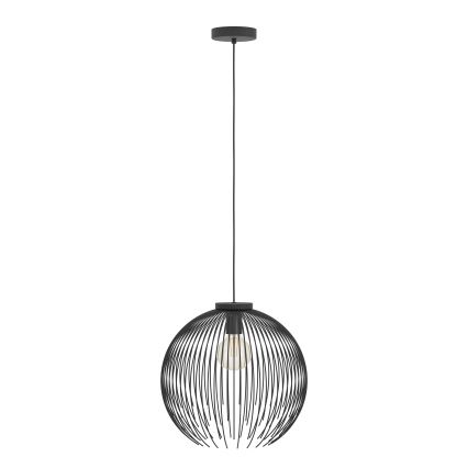 Eglo - Lestenec na vrvici 1xE27/40W/230V črna