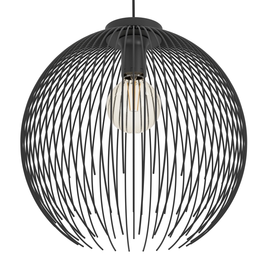 Eglo - Lestenec na vrvici 1xE27/40W/230V črna