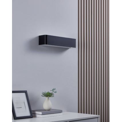 Eglo - LED Stenska svetilka LED/12W/230V 3000K črna