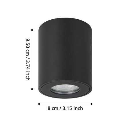 Eglo - Zunanji reflektor 1xGU10/5W/230V pr. 8 cm IP44
