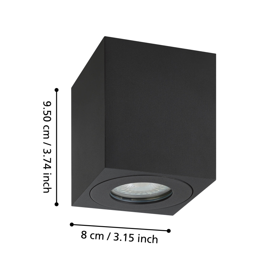 Eglo - Zunanji reflektor 1xGU10/5W/230V 8x8cm IP44