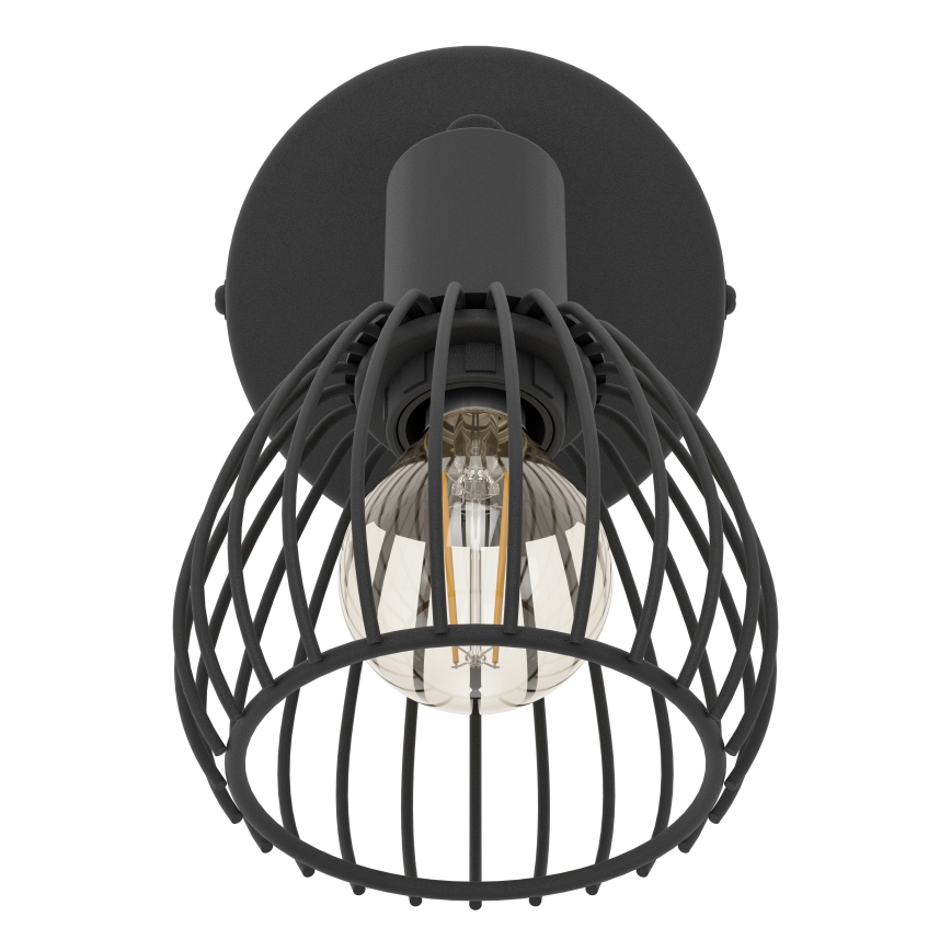 Eglo - Stenska svetilka 1xE14/40W/230V črna