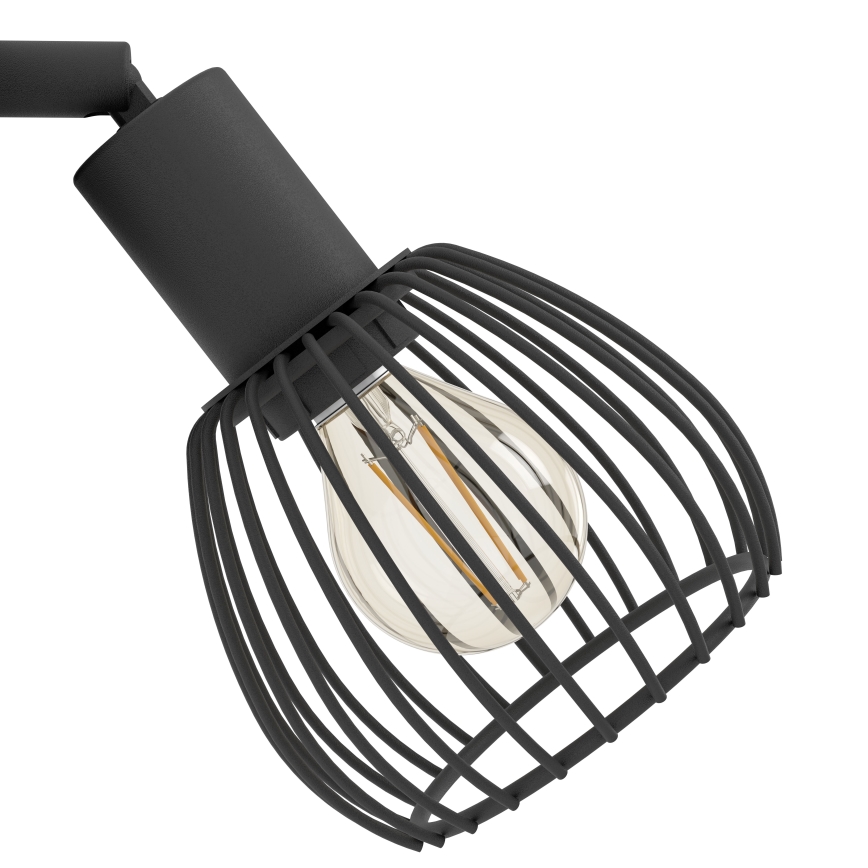Eglo - Stenska svetilka 1xE14/40W/230V črna
