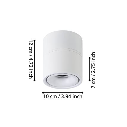 Eglo - LED Reflektor LED/8W/230V 3000K bela